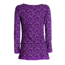 Vishes - Damen Langarm-Shirt Blümchen-Bluse...