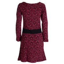 Vishes Damen Blumen Langarm-Kleid Damenkleid Shirtkleid...