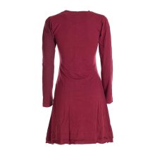 Vishes - Asymmetrisches Langarm Damen Baumwoll-Keid...