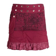 Vishes Damen Wickelrock Rock zum Wickeln mit...