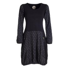 Vishes - Langarm Damen-Keid Ballon-Kleid Shirt-Kleid kurz...