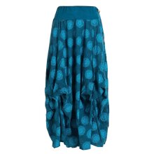 Vishes - langer Damen Ballon-Rock Pump-Rock Baumwolle...