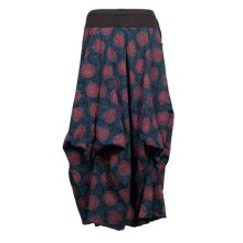 Vishes - langer Damen Ballon-Rock Pump-Rock Baumwolle...