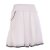 Vishes - einfarbiger kurzer Damen-Rock Mini-Rock Tanz-Rock Baumwollrock weiß 36