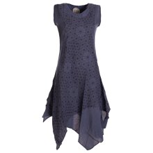 vishes Kleid Lagenlook Sommerkleid grau 38