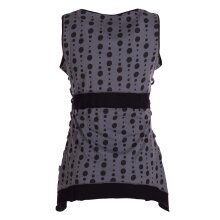 Vishes - Damen Sommer-Top Zipfel-Top Punkte T-Shirt mit...