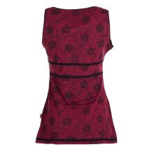 Vishes - Damen Sommer-Top Shirt Tank-Top Blümchen...