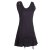 vishes Kleid Supermini verstellbar schwarz 46
