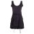vishes Kleid Supermini verstellbar schwarz 48