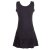 vishes Kleid Supermini verstellbar schwarz 48