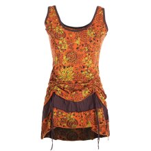 Vishes - Damen Lagen-Look Jersey-Tunika Sommerkleid...