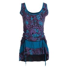 Vishes - Damen Lagen-Look Jersey-Tunika Sommerkleid...