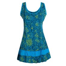 Vishes - Damen Lagen-Look Jersey-Tunika Sommerkleid...