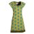Vishes - Damen kurzarm Longshirt-Kleid Mini-Kleid Tunika-Kleid Shirt-Kleid hellgrün 38
