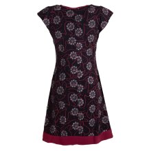 Vishes - Damen kurzarm Longshirt-Kleid Mini-Kleid...