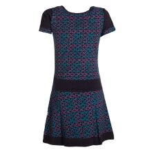 Vishes - Damen Longshirt-Kleid kurzarm Mini-Kleid...