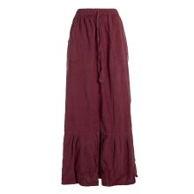 vishes Rock im used Look langer Rock dunkelrot 40-42