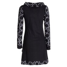 Vishes - Damen Lang-arm Kleid Schal-Kleid Winterkleider...