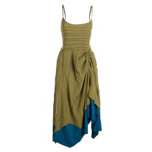 Vishes - Damen Sommer-Kleid längen-verstellbar...