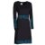 Vishes - Damen Langarm Longshirt-Kleid Sweatkleid Shirt-Kleid Tunika-Kleid schwarz 34