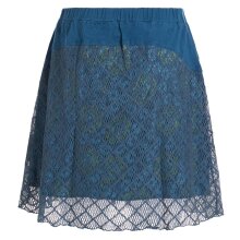 Vishes - Kurzer Damen Spitzen-Rock Baumwoll-Rock Bunt...