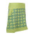 Vishes - Kurzer Rock Damen Mini-Rock Blumen-Röcke, retro 70er 80er hellgrün 34