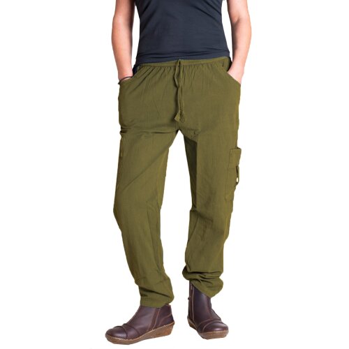 vishes Hose handgewebt olive 42-44