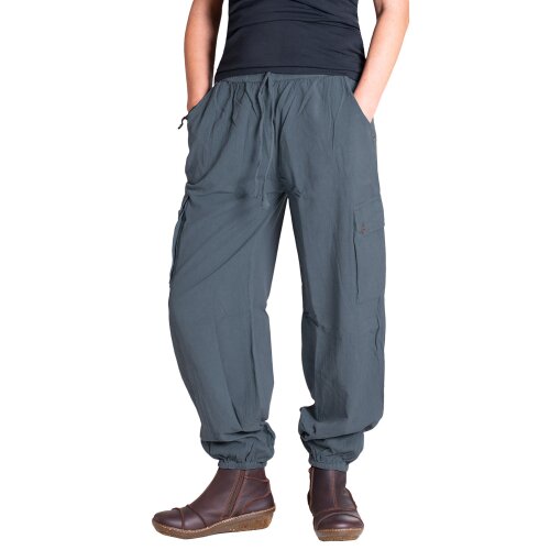 vishes Hose handgewebt grau 36-38