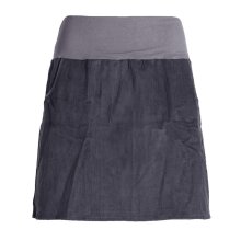 Vishes - Cordrock Damen Knielang Breiter Bund Taschenrock...