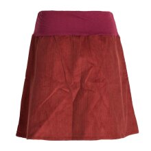 Vishes - Cordrock Damen Knielang Breiter Bund Taschenrock...