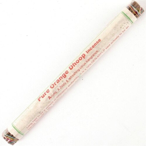 19 aromatische Räucherstäbchen DHOOP NEPAL 19 cm 25 g 33 Sorten Orange
