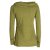 vishes Sweater cutwork mit Kragen olive-schwarz 32-34