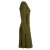 Vishes - Leichtes Langarmshirt-Kleid Damen Langarm Kleider Herbst olive 46