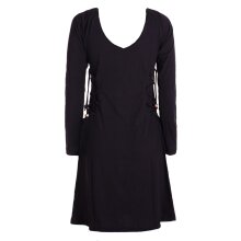 Vishes - Leichtes Langarmshirt-Kleid Damen Langarm...