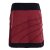 Vishes - Thermorock warmer Damen Winterrock kurz Minirock aus ECO-Fleece dunkelrot 38