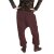 Vishes - Warme Hose Damen oder Herren Haremshose ECO Fleecehose Thermohose braun