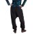 Vishes - Warme Hose Damen oder Herren Haremshose ECO Fleecehose Thermohose schwarz