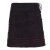 Vishes - Alternative Bekleidung - Thermorock warmer Damen Winterrock kurz Minirock aus ECO-Fleece schwarz 36