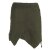 Vishes - Thermorock warmer Damen Winterrock kurz Zipfelrock aus ECO-Fleece olive 40-42