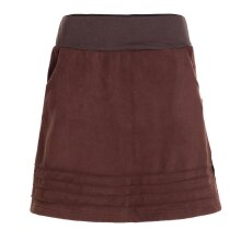 Vishes - Thermorock warmer Damen Winterrock kurz Minirock...
