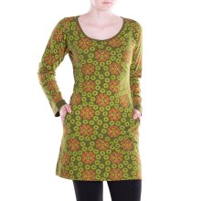 Vishes - Leichtes Langarmshirt-Kleid Damen Langarm...
