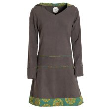 Vishes - Extra warmes Winterkleid Damen Pullover-Kleid...