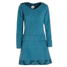 Vishes - Extra warmes Winterkleid Damen Pullover-Kleid...