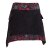 Vishes - Thermorock warmer Damen Winterrock kurz Elfen Minirock aus Fleece schwarz 38-40