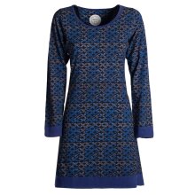 Vishes - Leichtes Langarmshirt-Kleid Damen Langarm...