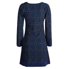 Vishes - Leichtes Langarmshirt-Kleid Damen Langarm...