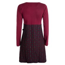 Vishes - Damen Langarm Longshirt-Kleid Sweatkleid...