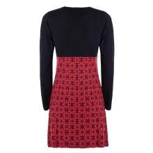 Vishes - Damen Langarm Longshirt-Kleid Sweatkleid...