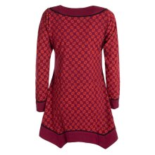 Vishes - Langarm Damen Tunika Shirt-Kleid Ethno...