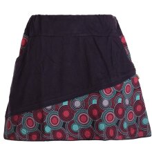 Vishes - Kurzer Rock Damen Mini-Rock Blumen Röcke,...